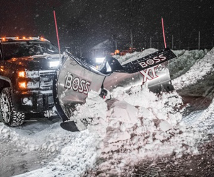 BOSS snowplows Oswego, NY